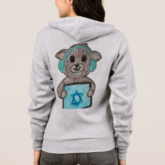 Söt Glad Hanukkah Teddybjörn Israel T Shirt