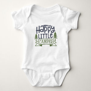 Söt glad liten Camper-ordkonst T Shirt