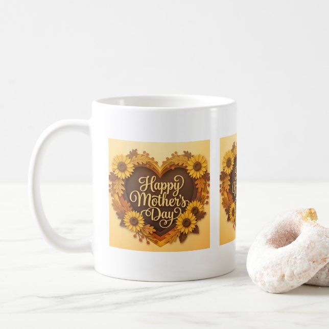 Söt Glad mors dag  Kaffemugg (Med munk)