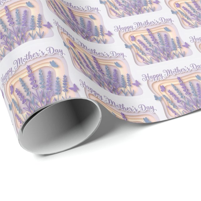 Söt Glad mors dag klinker Presentpapper (Rullad Hörn)
