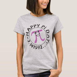 Söt Glad Pi-dagen © Lila Pi-symbol T-shirt