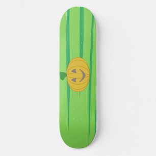 Söt Glad Skördpumpa Orange Mini Skateboard Bräda 18,5 Cm