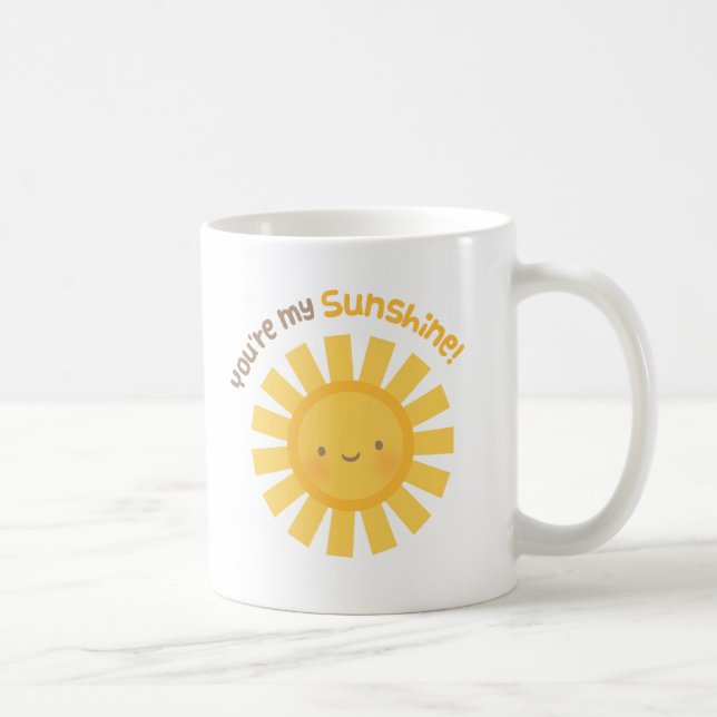 Söt Glad Tacksamhet Du Är Min Solsken Mugg (Höger)