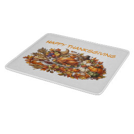Söt Glad Thanksgiving Skördefest Skärbräda