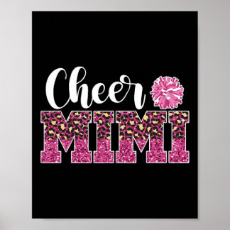 Söt Glädje Mimi Av En Cheerleader Mimi Mormor Poster
