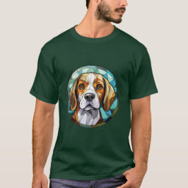 Söt, glasaktigt Hund av glasbeagle Hound T Shirt