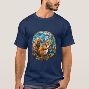 Söt glasekorre t shirt