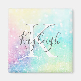 Söt Glitter Holografiskt irdescent Girly Magnet