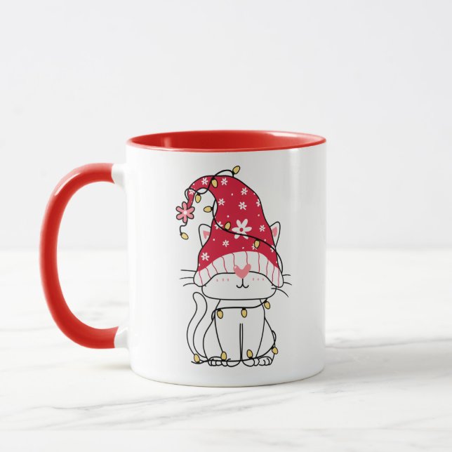 Söt Gnome Kattmugg Mugg (Vänster)