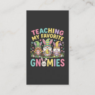 Söt Gnome-Lärar Design Undervisning Visitkort