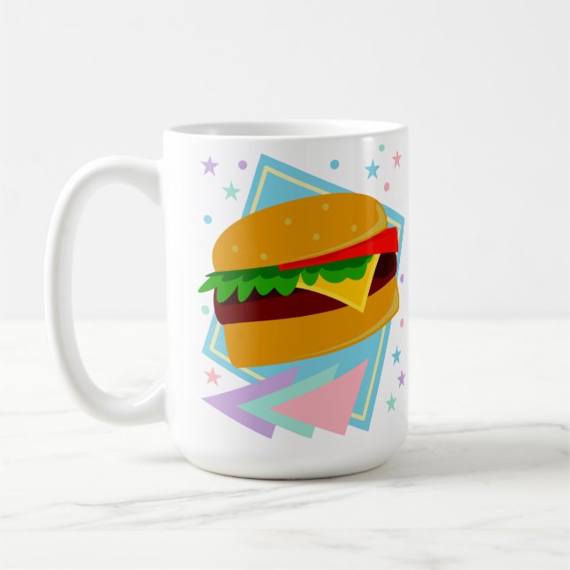 Söt God Hamburgare Kaffemugg (Vänster)