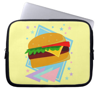 Söt God Hamburgare Laptop Fodral