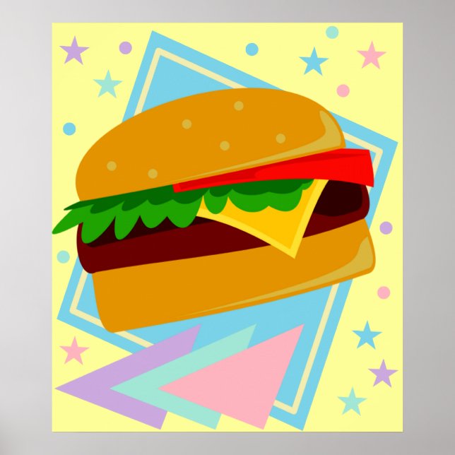 Söt God Hamburgare Poster (Framsidan)