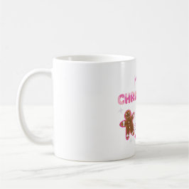 Söt God Jul Pepparkakor Och Karamell Design Kaffemugg