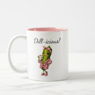 Söt God Morgon Gurka Tjej Kaffemugg