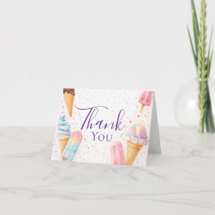 Söt gods glass baby shower sprinkle filt tack kort