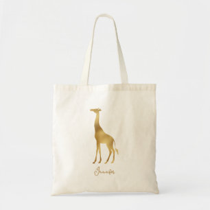 Söt Golden Giraffe Tygkasse