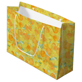 Söt Golden Gult Daffodils Large Gift Bag