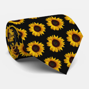 Söt Golden Gult Sunblommor Slips