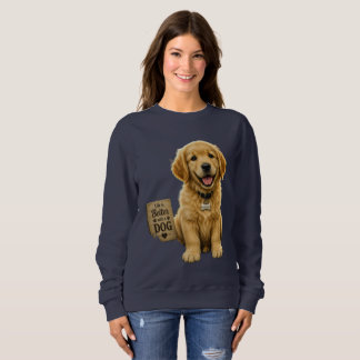 Söt Golden Retriever Hund Älskare Anpassad Hoodie T Shirt