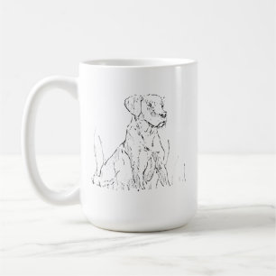 Söt Golden Retriever-mugg, hundmamma kaffekopp