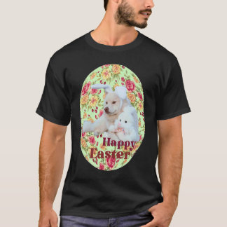 Söt Golden Retriever som bär påskharens öron T Shirt