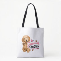 Söt Goldendoodle-fanklubb Totebag 