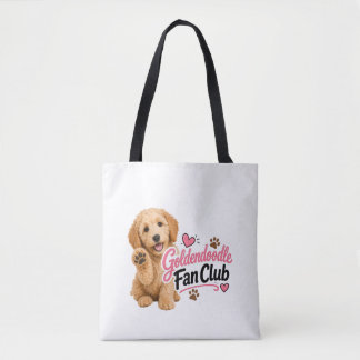 Söt Goldendoodle-fanklubb Totebag  Tygkasse