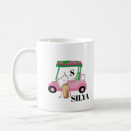 Söt golfcart T-shirt – Minimal sommar Kaffemugg
