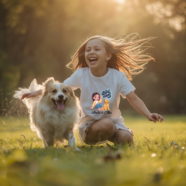 Söt ”Good Vibes” Team Personlig T-Shirt (Skapare uppladdad)