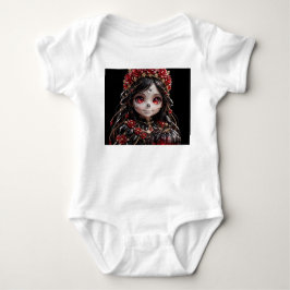 Söt gotisk kristall socker dödskalle flicka Hallow T Shirt