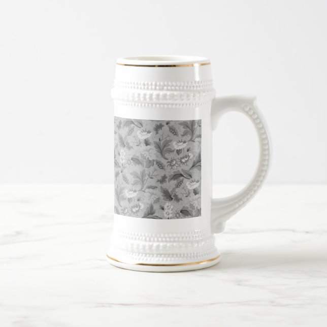 Söt grå blommig mönster sejdel (Höger)