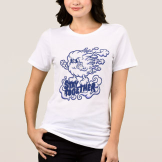 Söt grafisk t-shirt för kvinnor och tonårsflickor