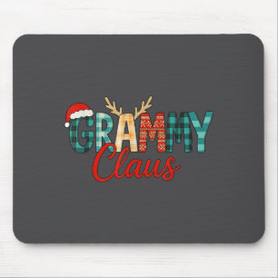 Söt Grammy Claus jul för mormor Santa hatt Musmatta
