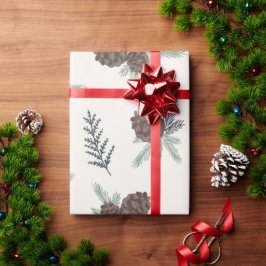 Söt Gräs Cone jul Helgdag Greenery Presentpapper