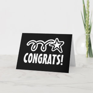 Söt gratulations examenshälsning Kort