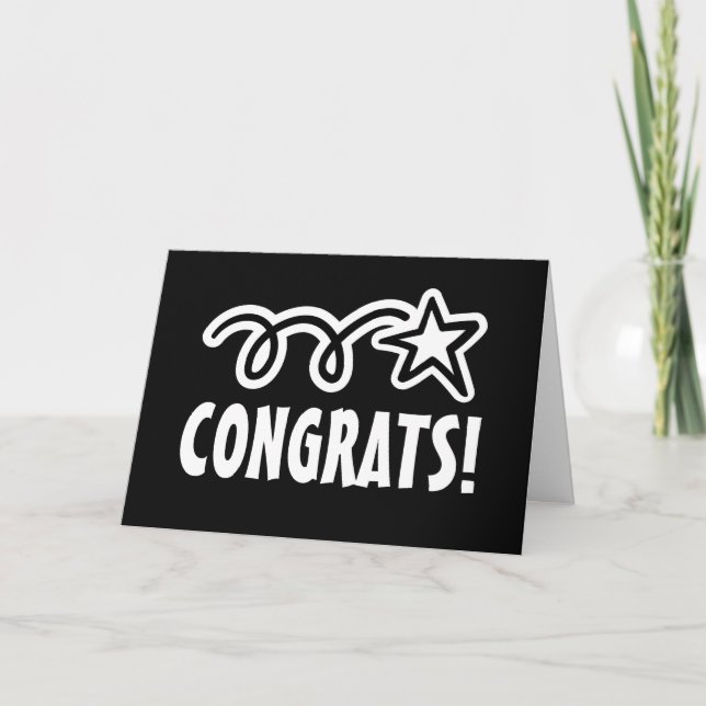 Söt gratulations examenshälsning Kort (Framsida)