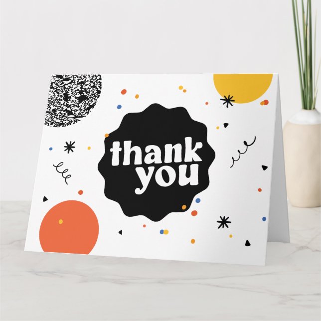 Söt Gratulations Tacksamhetskort Tack Kort (Framsida)