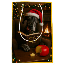 Söt Great Dane Ostskatt Julklappspåse