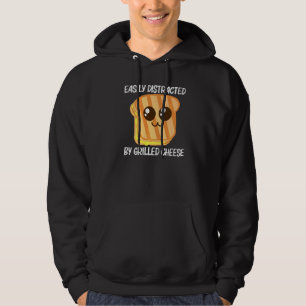 Söt Grillad Ost För Män Kvinnor Rosta Bröd Hoodie