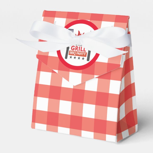 Söt grillfest för avkoppling presentaskar (Framsidan Sidan)