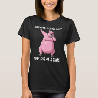 Söt Gris För Kvinnor Mamma Boskap Djur Mat T Shirt