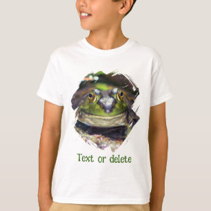 Söt grod ansikte natur Personlig T Shirt