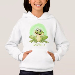 Söt groda älskare lägg till namn t shirt