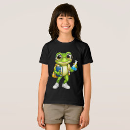Söt Groda Åter till Skolan |Redo att Lära | Skola T Shirt