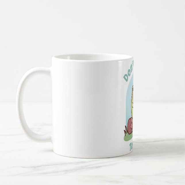 Söt groda glad åt att läsa Glöm inte att läsa Roli Kaffemugg (Vänster)