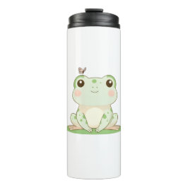Söt groda med fjäril Cute Natur Design