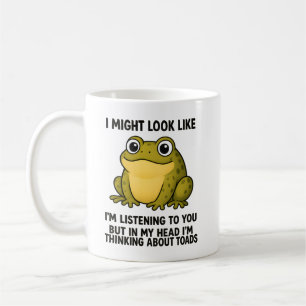 Söt groda padd ADHD humor möte överlevnad present Kaffemugg