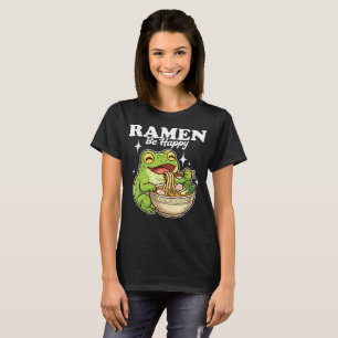 Söt groda som äter Ramen – Ramen Var Glad Kawaii S T Shirt