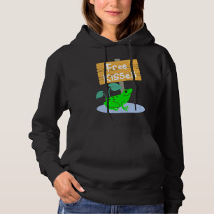 Söt groda som erbjuder gratis kyssar t shirt